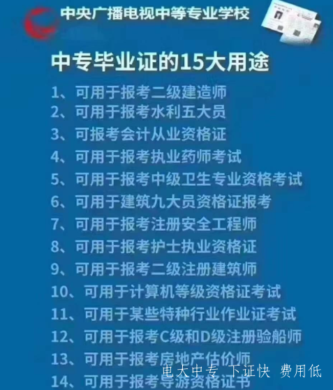 2021中央電大中專一年制官網查詢 國家認可嗎