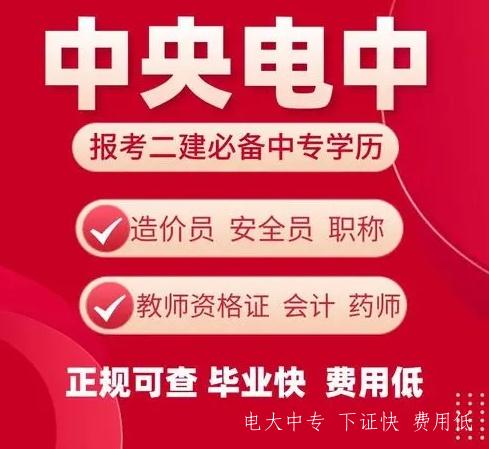2024年最新版電大中專報名